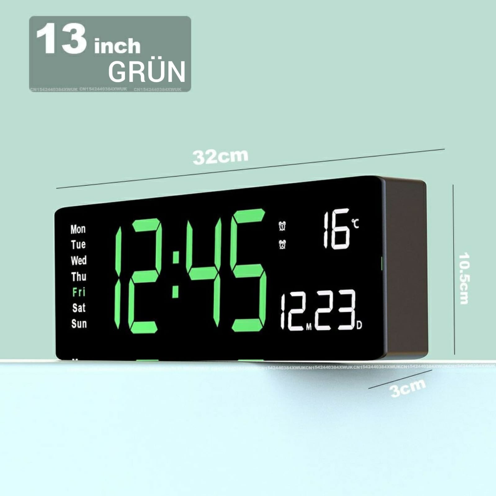 Bunte digitale LED-Uhr-Aster Selection