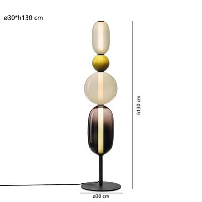 Designer-Stehlampe mit Farbdetails-Aster Selection
