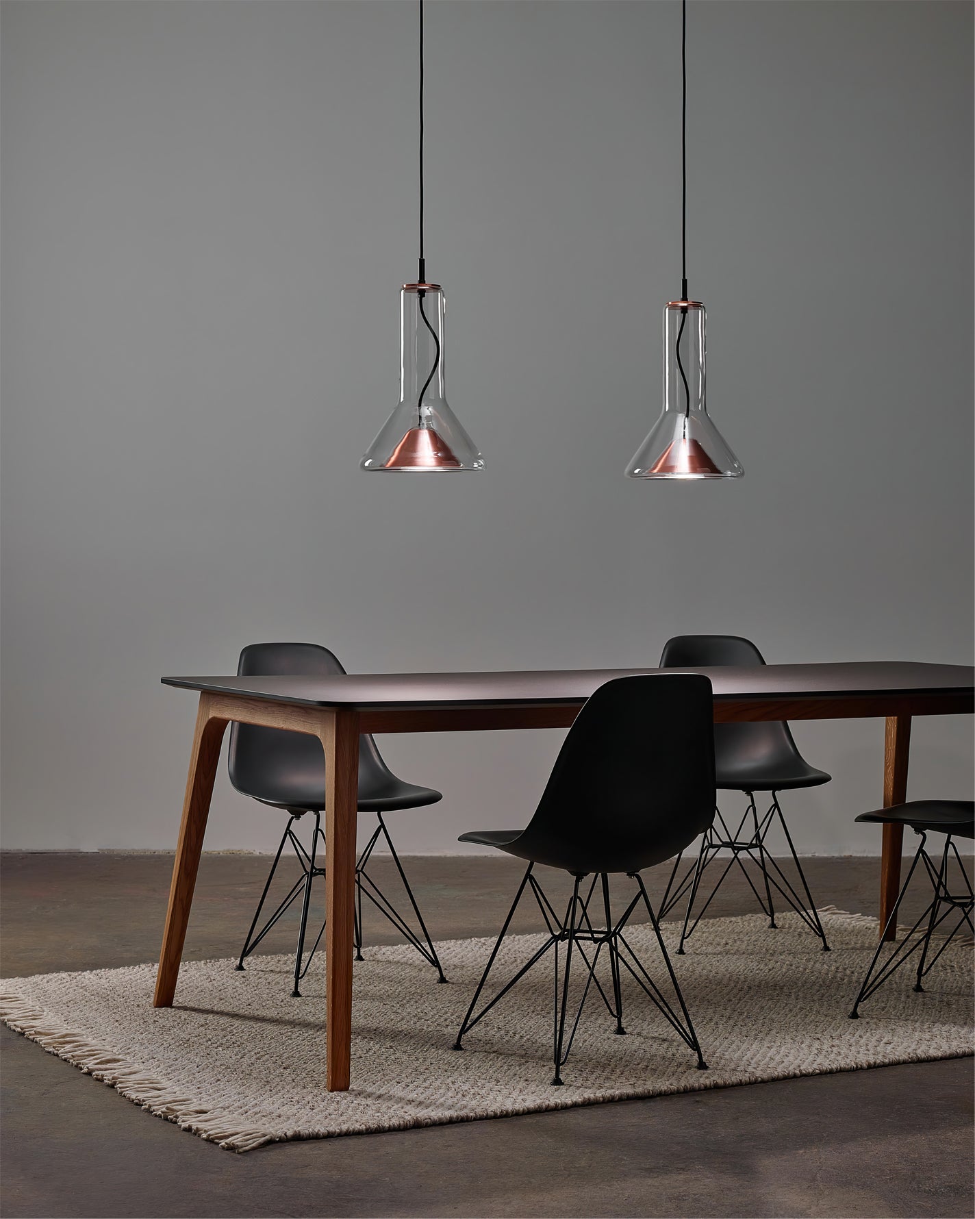 Designer Glas LED Hängeleuchte