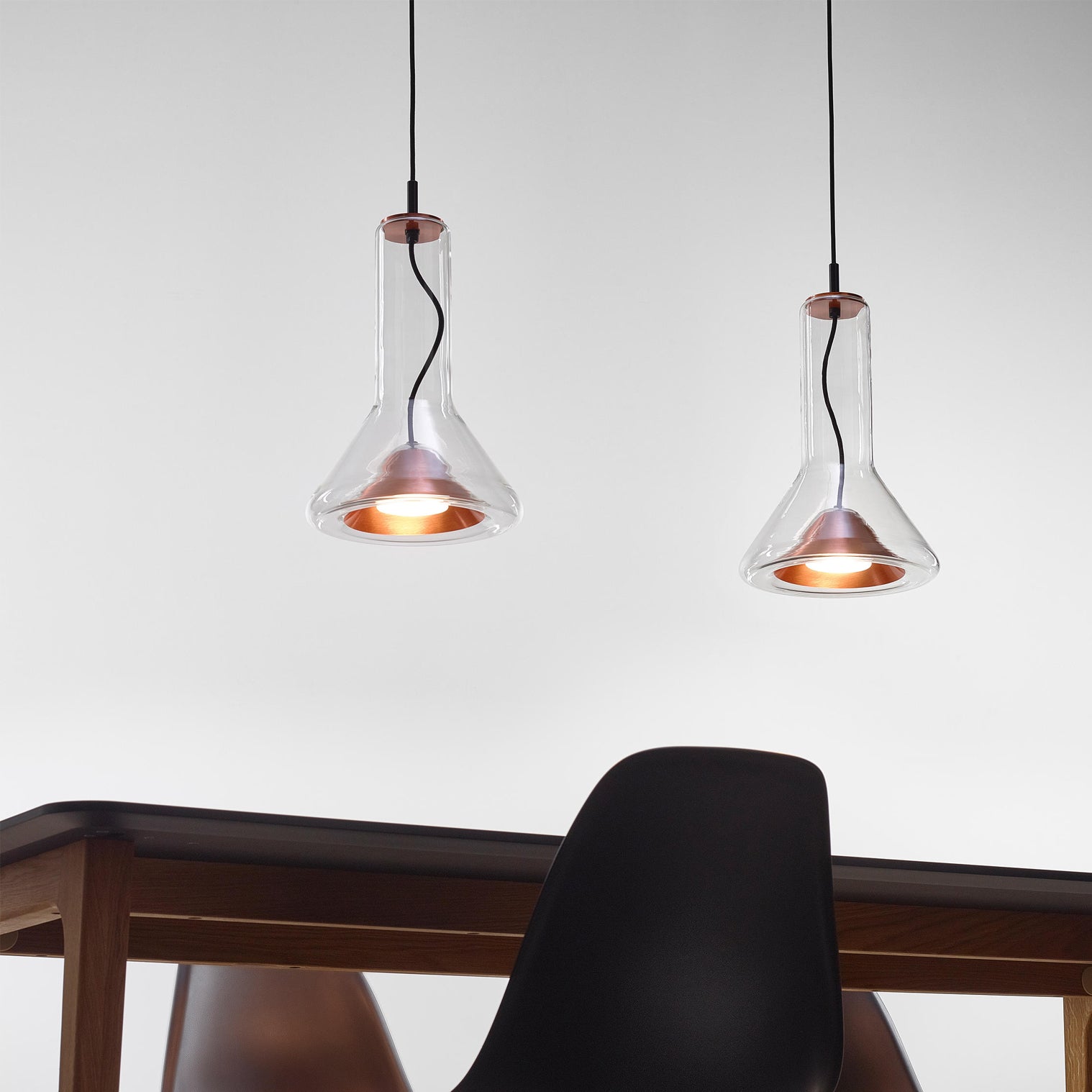 Designer Glas LED Hängeleuchte