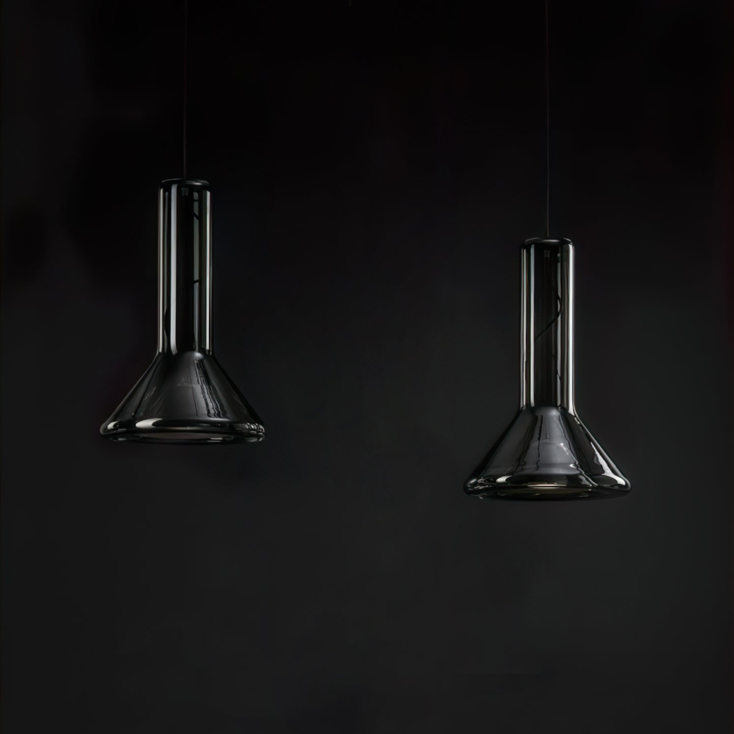 Designer Glas LED Hängeleuchte