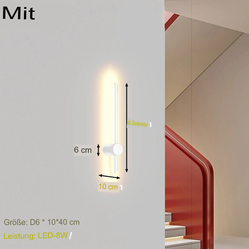Skandinavische LED-Wandlampe – Dezentes Design mit warmem Licht
