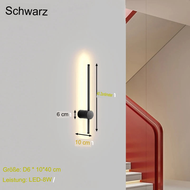 Skandinavische LED-Wandlampe – Dezentes Design mit warmem Licht