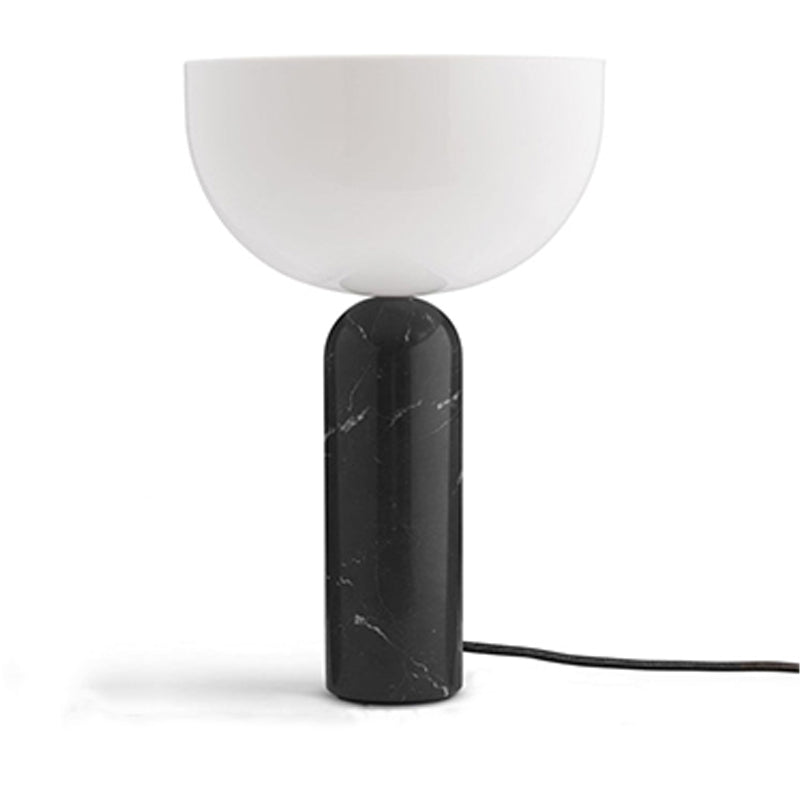 Elegant table lamp with marble base