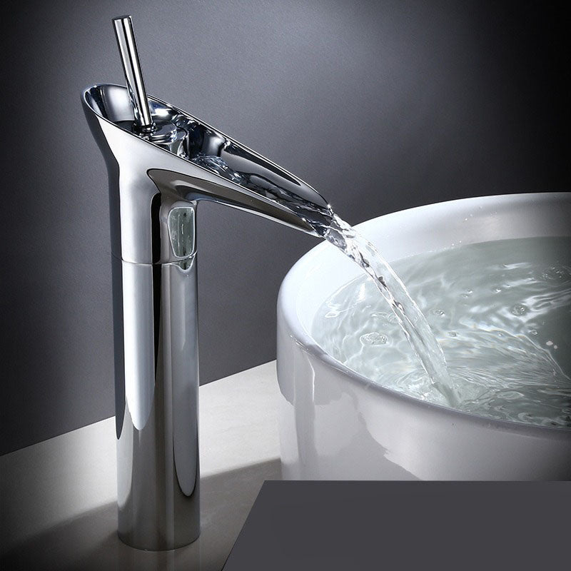 Antique brass faucet in vintage retro style