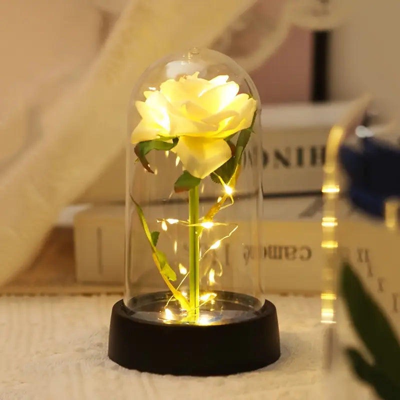 Weihnachts Rose LED Nachttischlampe