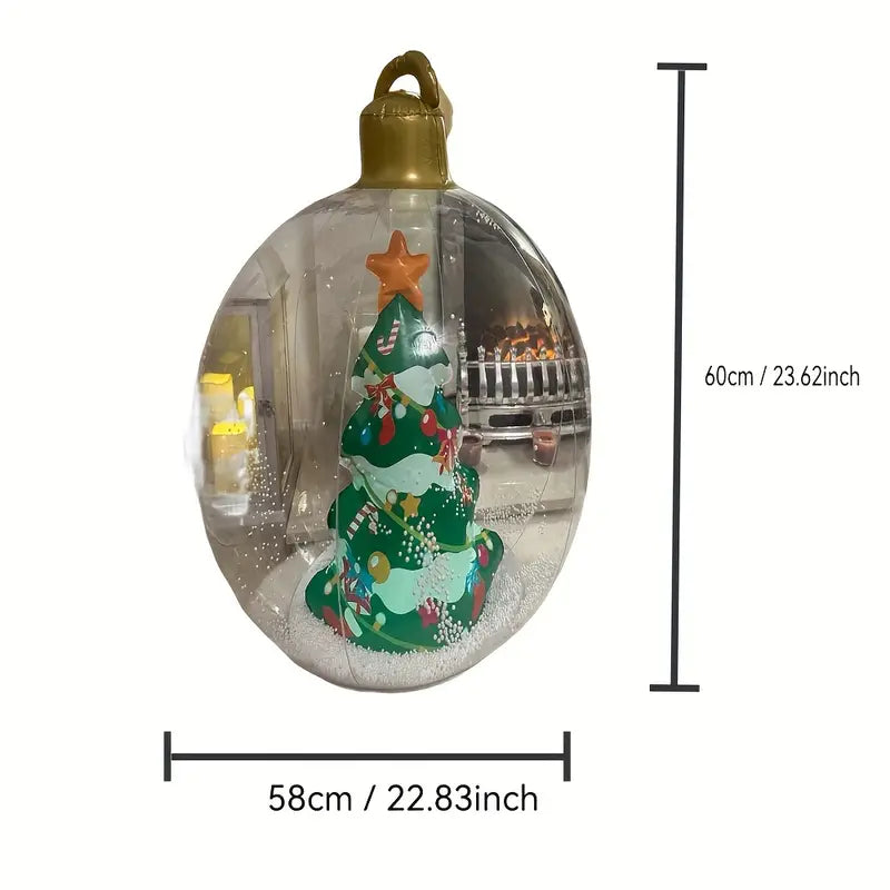 Großer Aufblasbarer Weihnachtsball