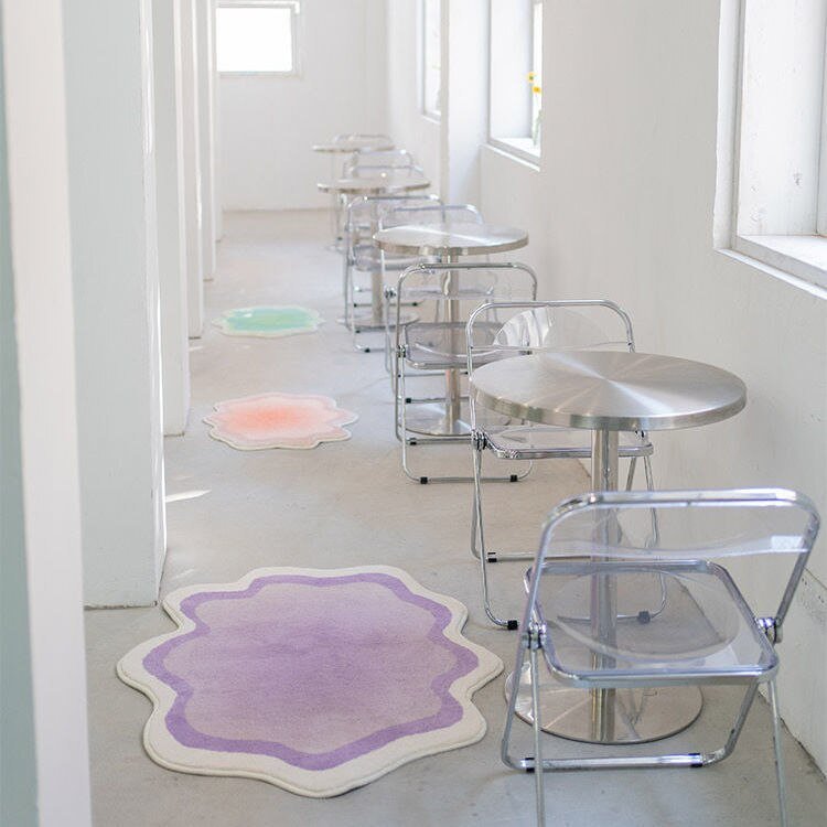 Trendiger Ombre-Teppich weich flauschig-Aster Selection