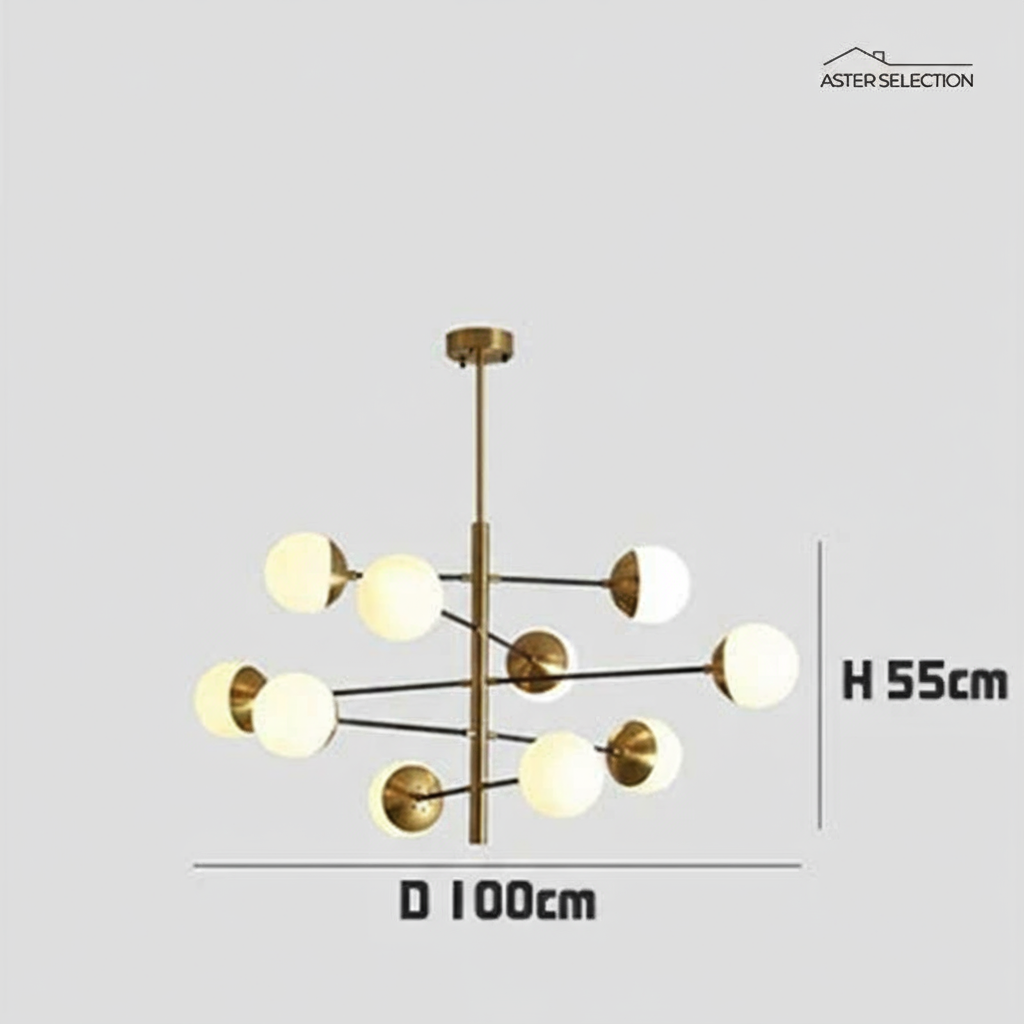 Luxuriöser LED Kronleuchter