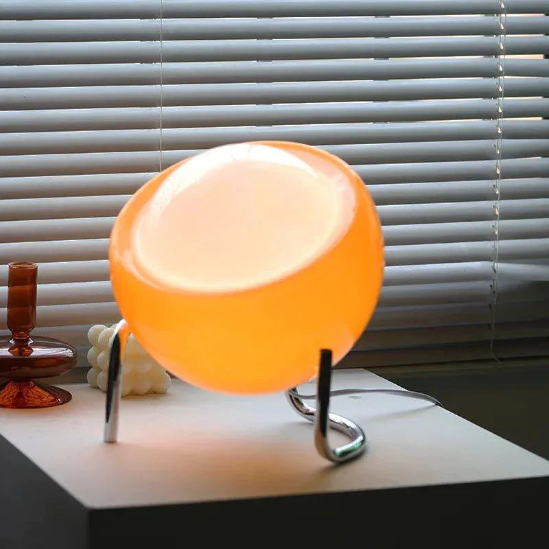 Glasball Tischlampe