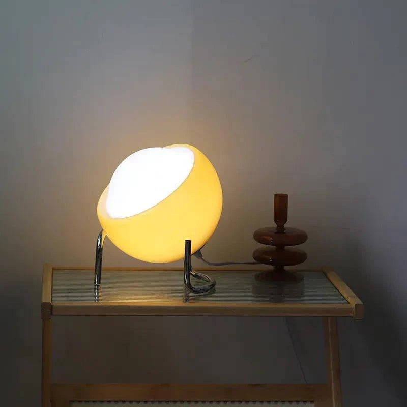 Glasball Tischlampe