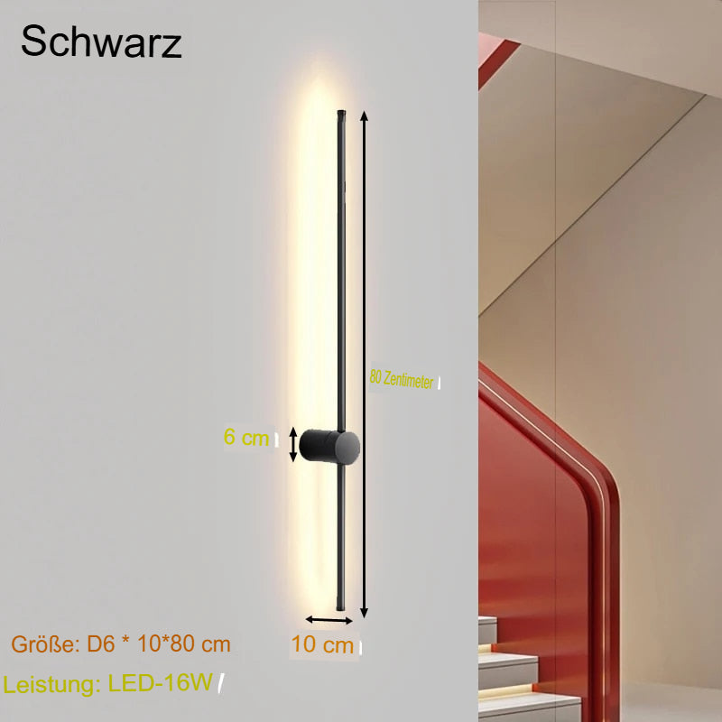 Skandinavische LED-Wandlampe – Dezentes Design mit warmem Licht