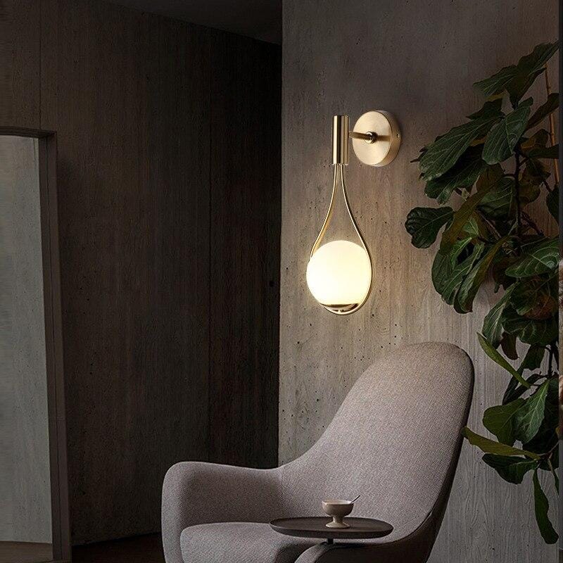 Elegant LED wall light