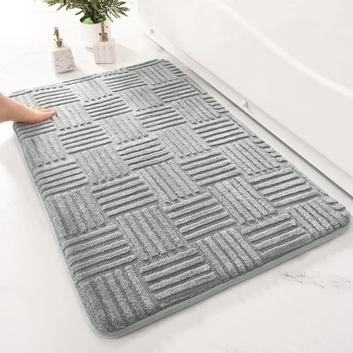 Mavrelo Geometrisch Polyester Badematte