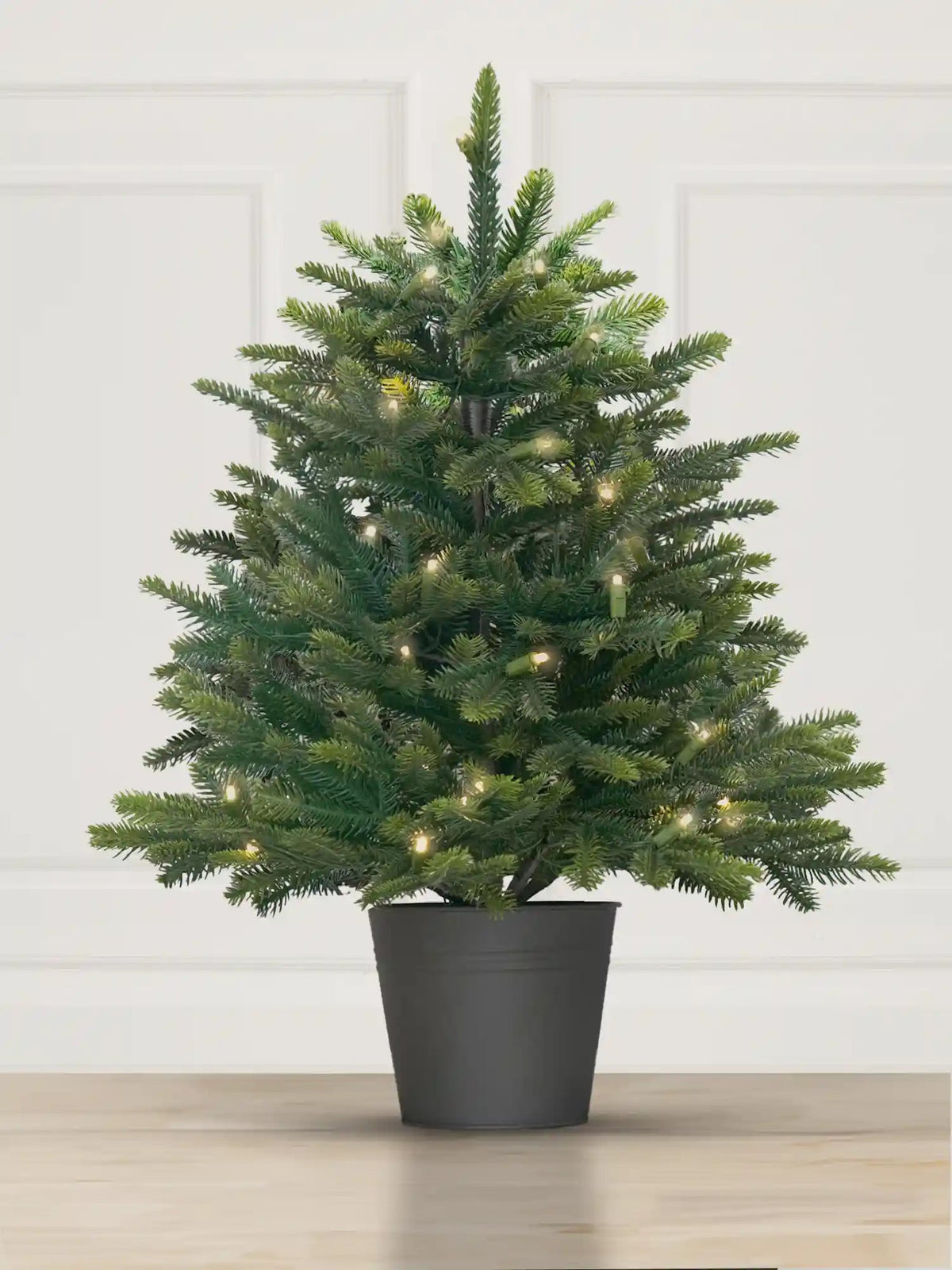 Tirvela Natürlich PE Weihnachtsbaum im Topf