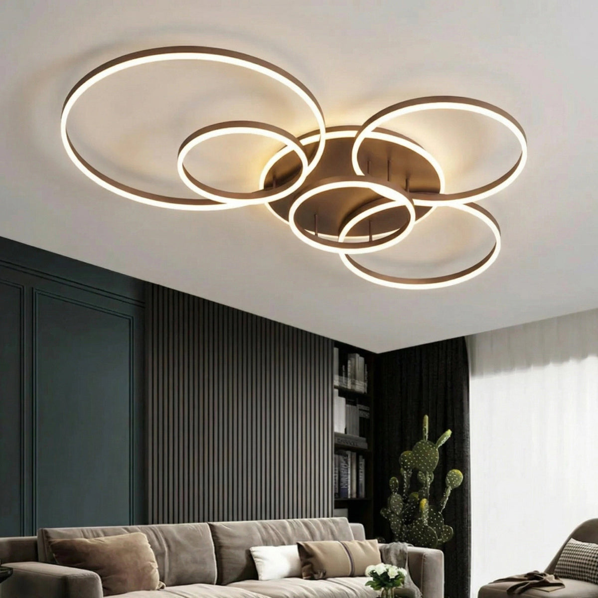 Alvenra Modern Metall Ring-Deckenleuchte