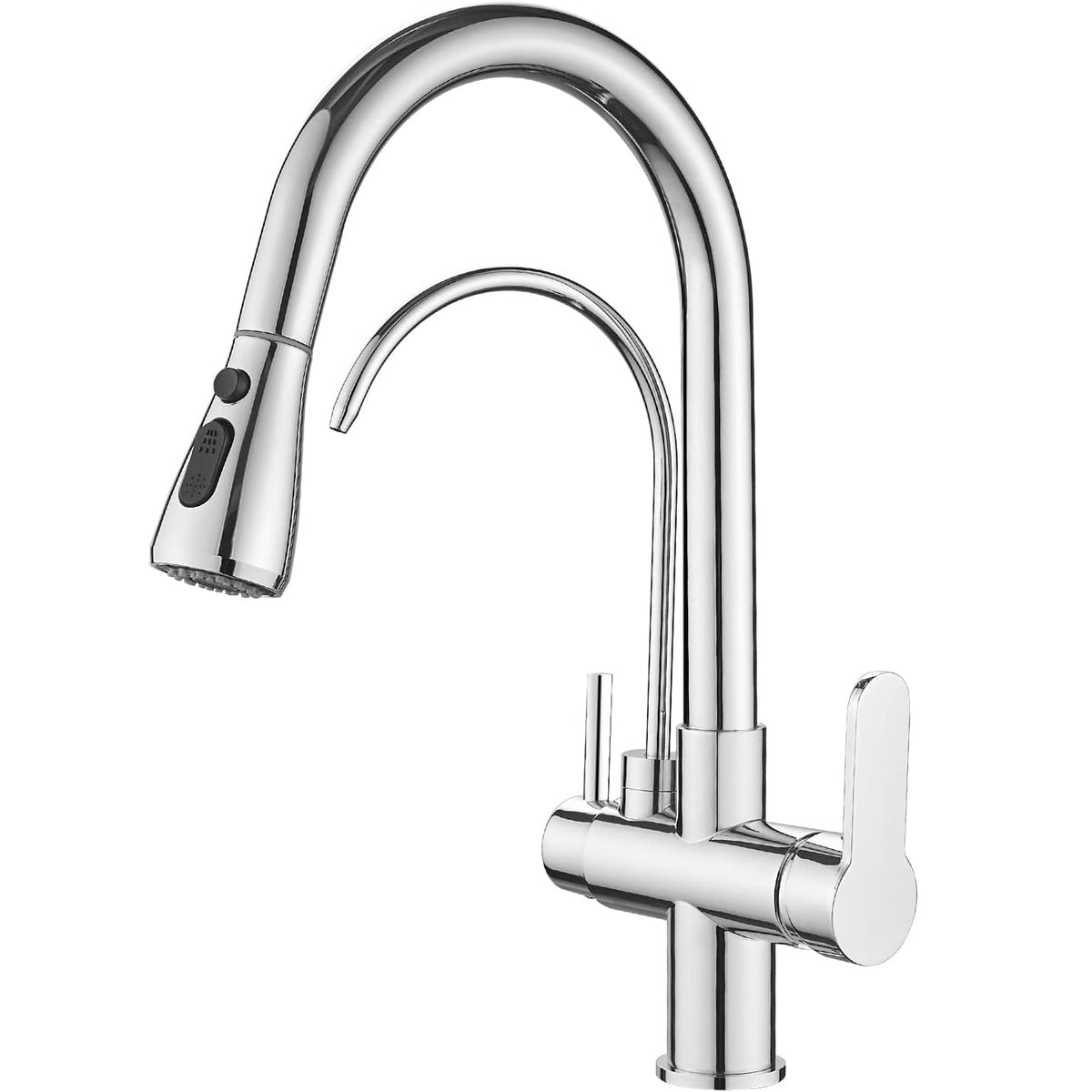 Dorvessa Moderne Messing 3-Wege-Küchenarmatur
