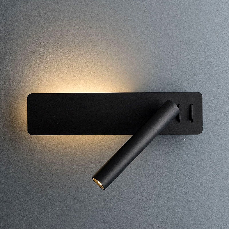 Tormelo Minimalistisch Metall Wand-Leseleuchte