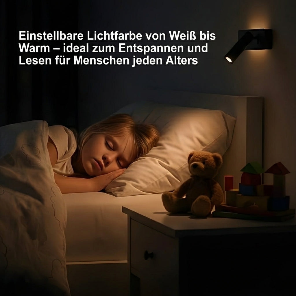 Tormelo Minimalistisch Metall Wand-Leseleuchte