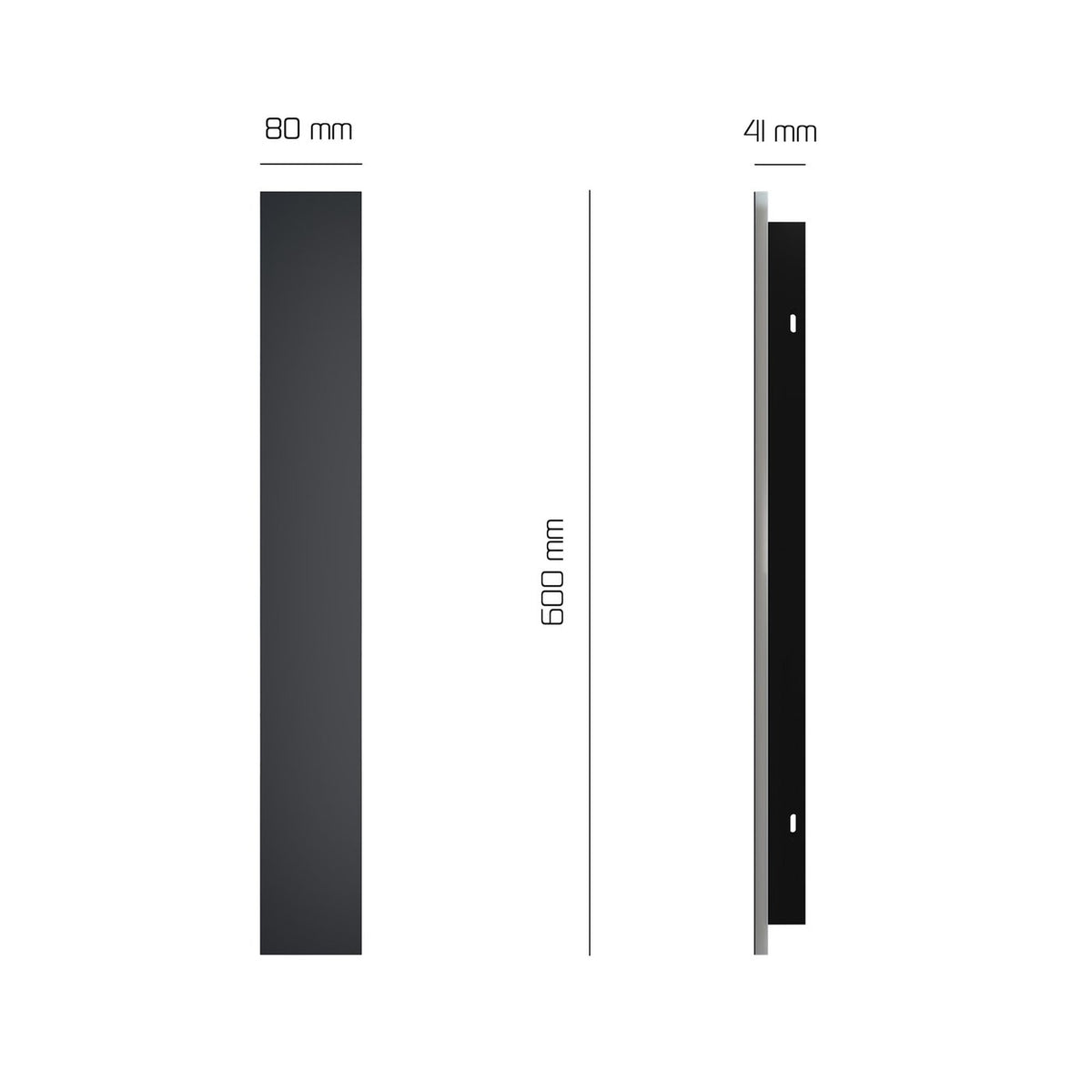 Lineare LED Wandleuchte 2er-Set