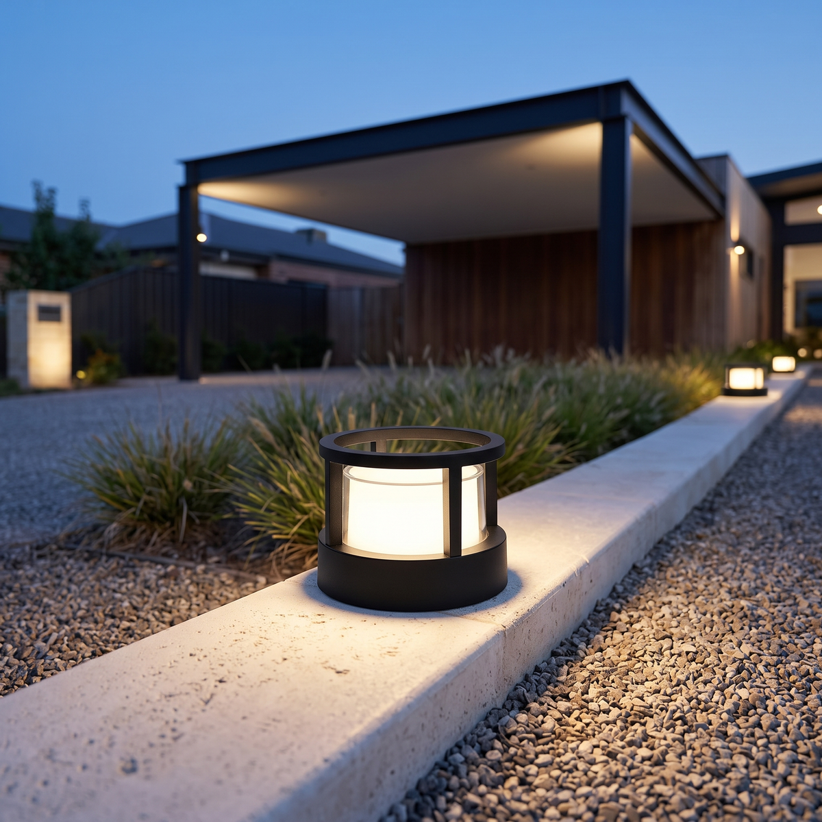 Norveska Industrial Aluminium Sockelleuchte