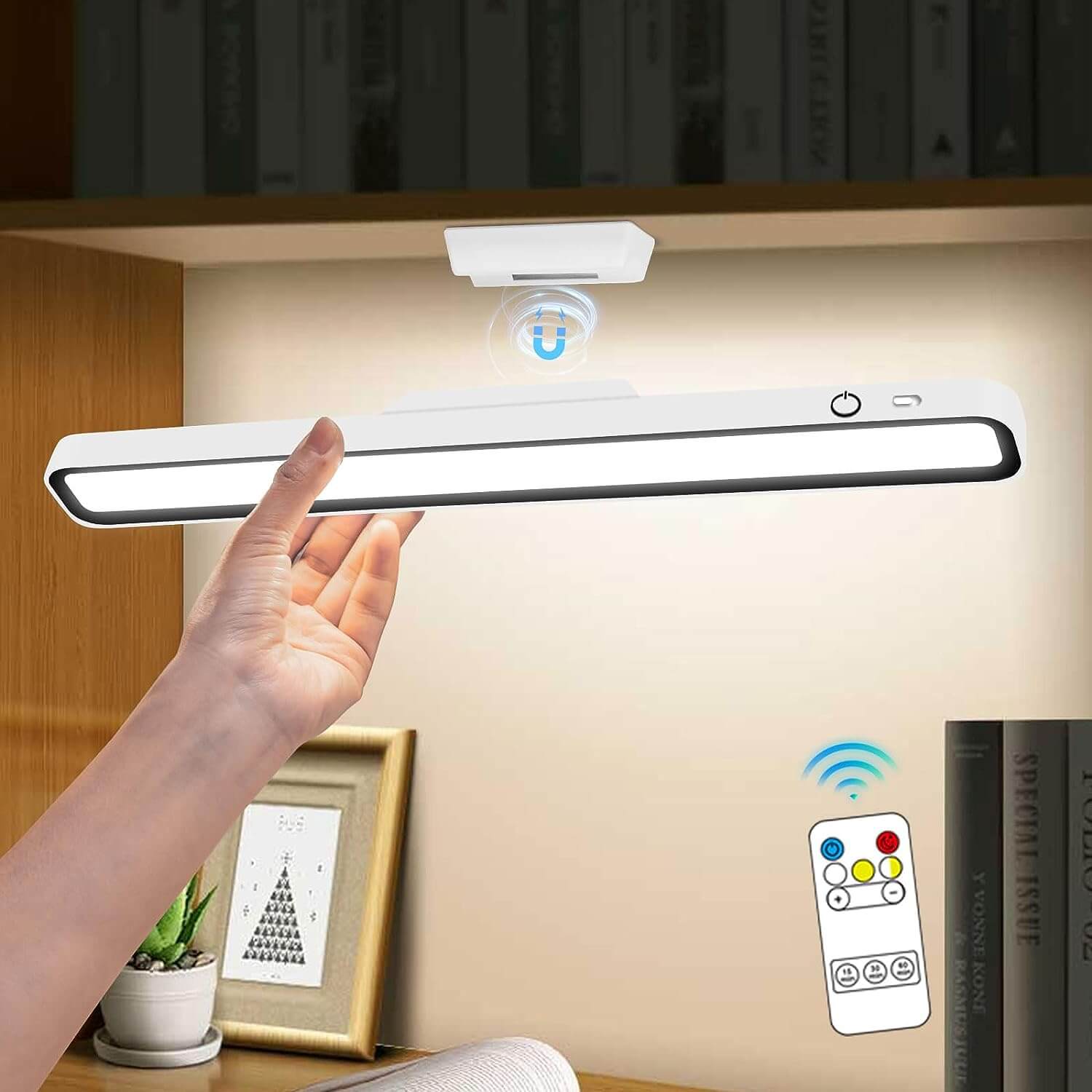 Flexible LED-Schreibtischlampe – Wiederaufladbar, magnetisch & tragbar