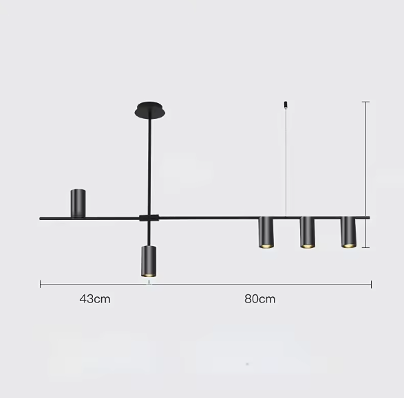 Aster Maison | Mehrflammige decken pendelleuchte