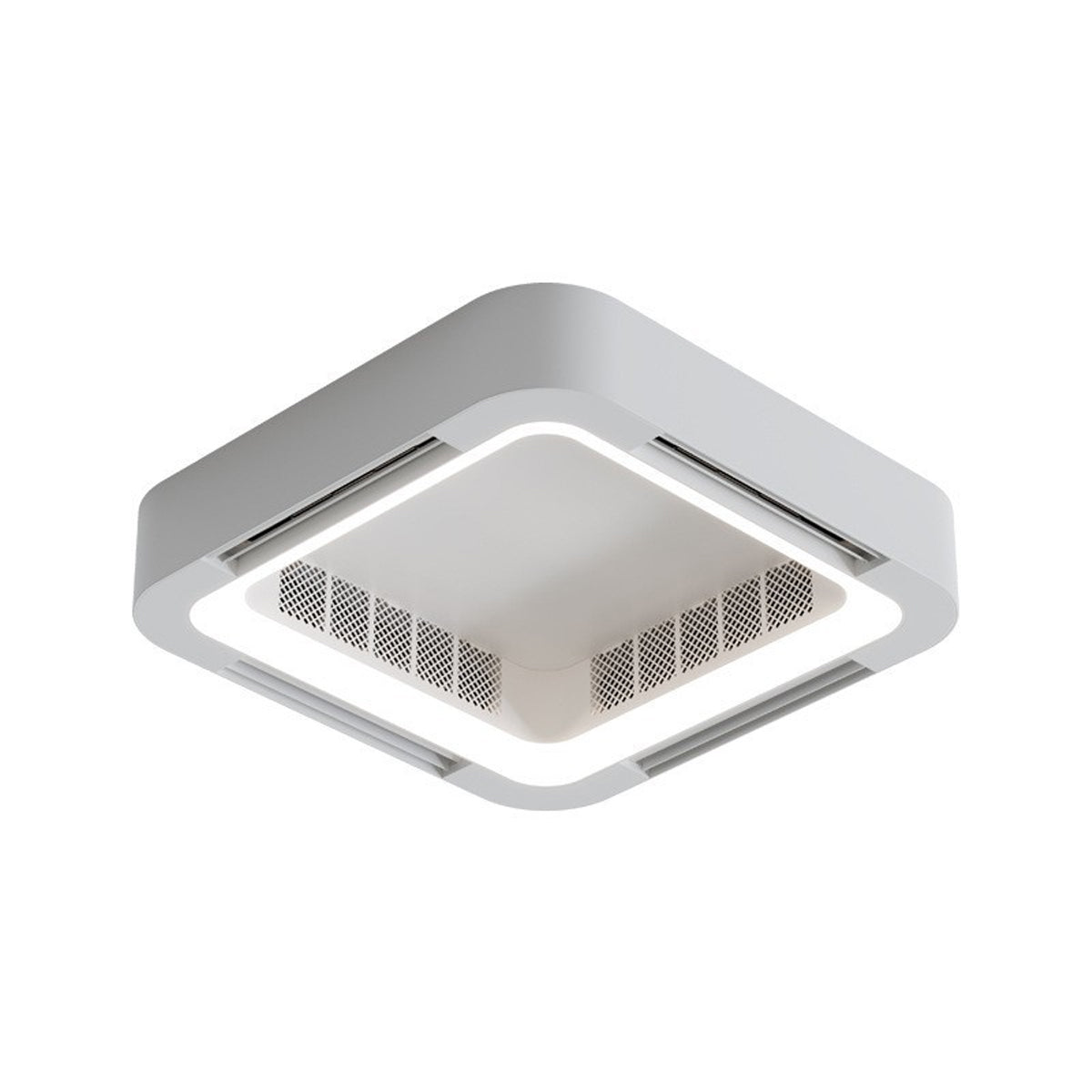 Moderner LED-Deckenventilator ohne Flügel mit Beleuchtung