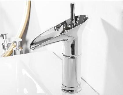 Antique brass faucet in vintage retro style