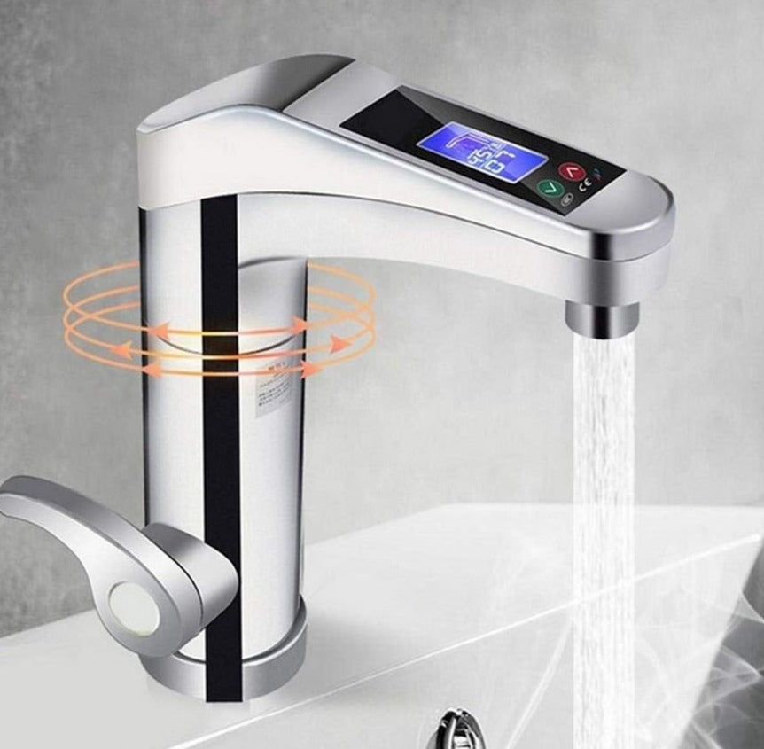 Elektrischer Wasserhahn mit Durchlauferhitzer und LED-Temperaturanzeige-Aster Selection