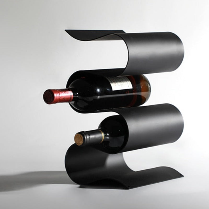 Elegantes Metall-Weinregal für den Tisch-Aster Selection