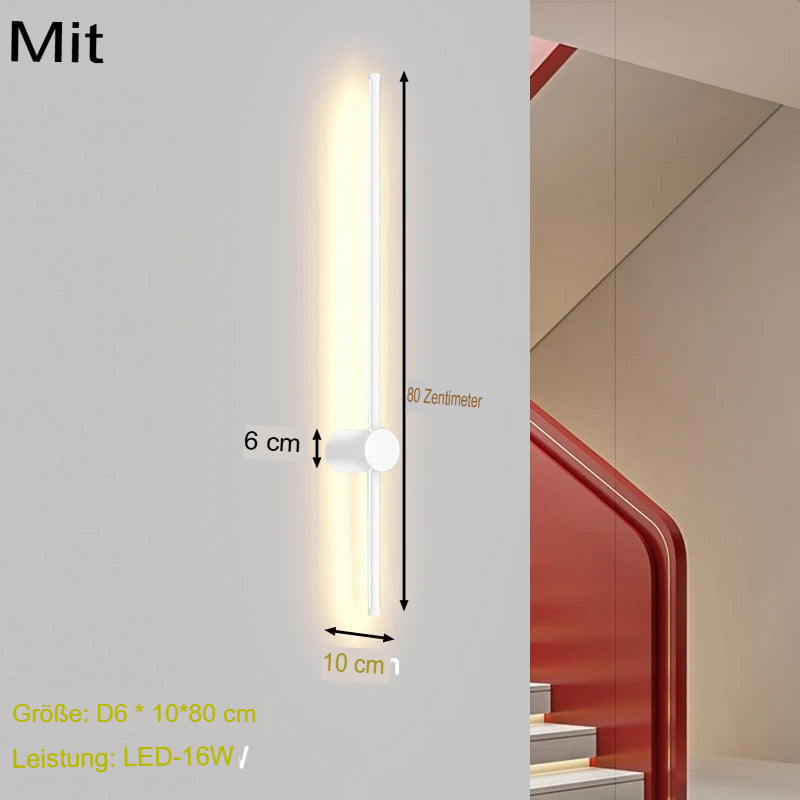 Skandinavische LED-Wandlampe – Dezentes Design mit warmem Licht