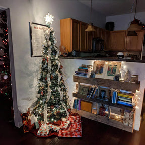 Festliche Faltdeko für Weihnachtsbaum