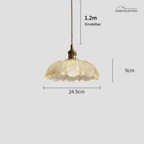 Glas E27 Pendelleuchte
