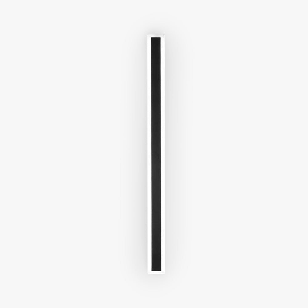 Lineare schwarze LED-Außenwandleuchte