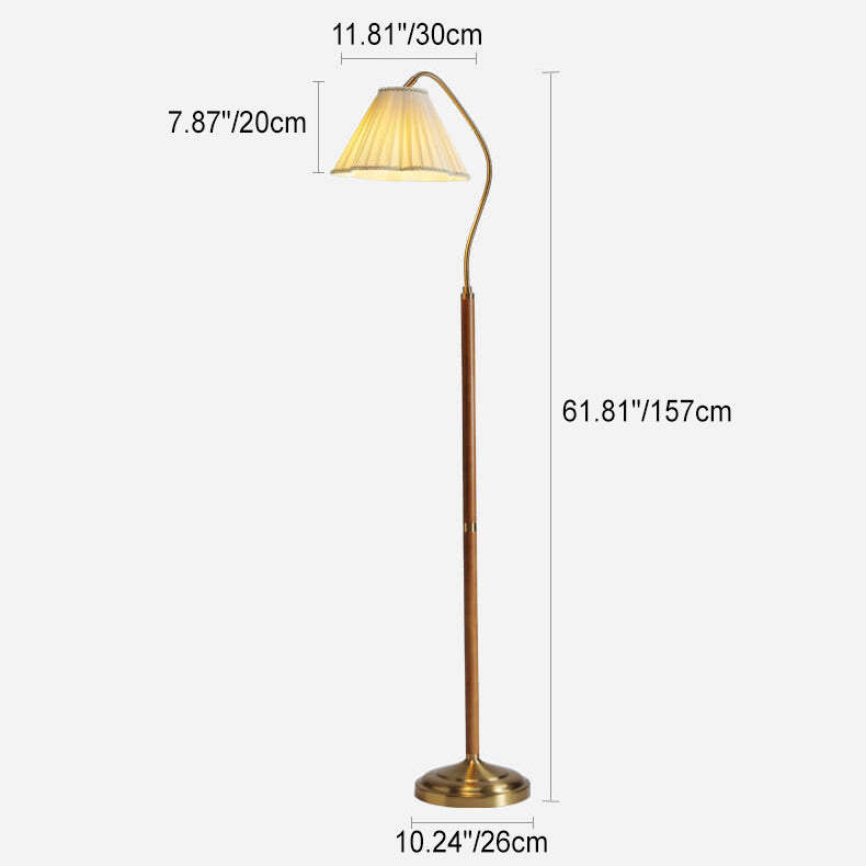 Japanische Holz Stehleuchte