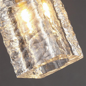 Stilvolle  Messing -Kristalllampe