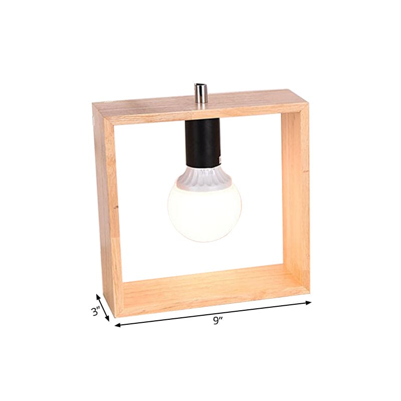 Elegante Holz-Tischlampe für Ihr Zuhause