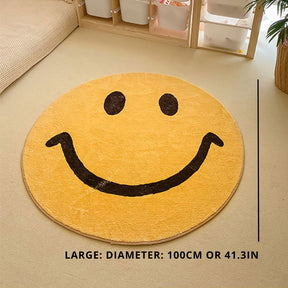 Smiley Teppich für Gute Laune