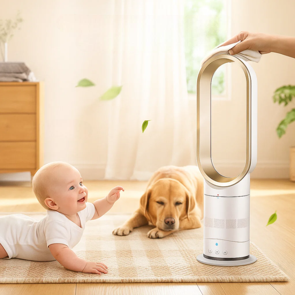 16-Zoll-Turmventilator ohne Rotorblätter