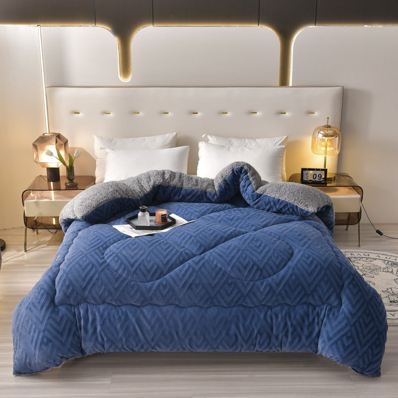 Schwere Sherpa-Decke mit Steppschicht-Aster Selection