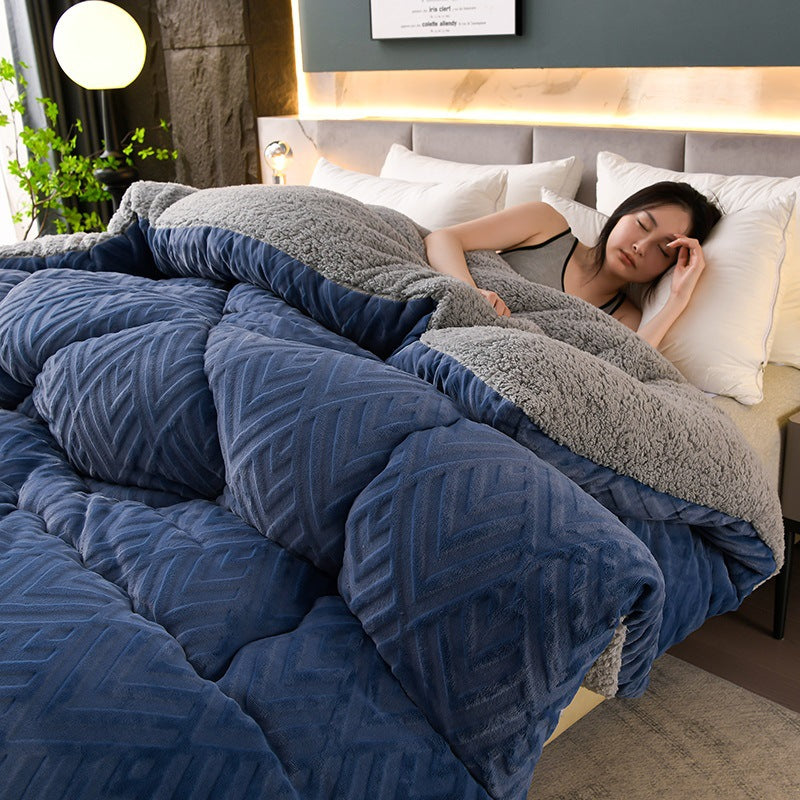 Schwere Sherpa-Decke mit Steppschicht-Aster Selection