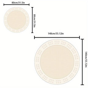 Harmonischer Teppich in Creme-Ton