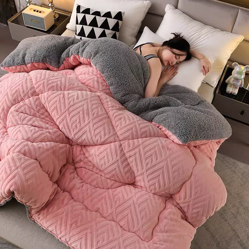Schwere Sherpa-Decke mit Steppschicht-Aster Selection