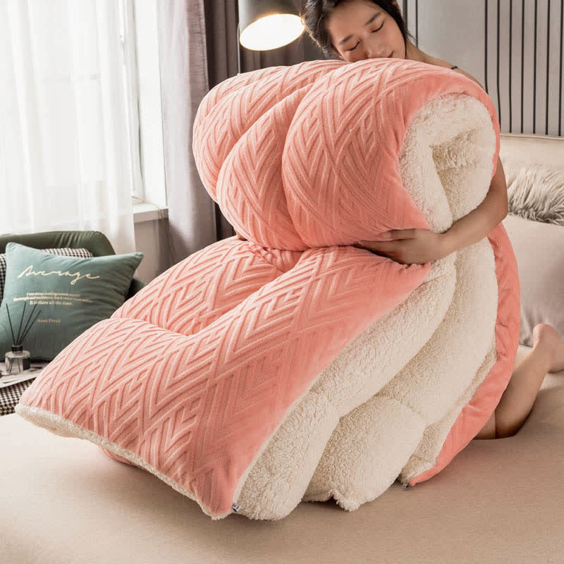 Schwere Sherpa-Decke mit Steppschicht-Aster Selection