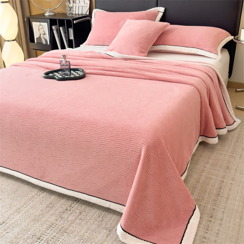 Flauschige Wendbare Fleece-Decke