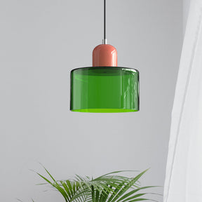Bauhaus Kugelglas-Pendelleuchte
