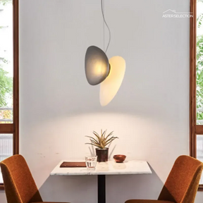 Minimalistische Eisen Glas Hängeleuchte