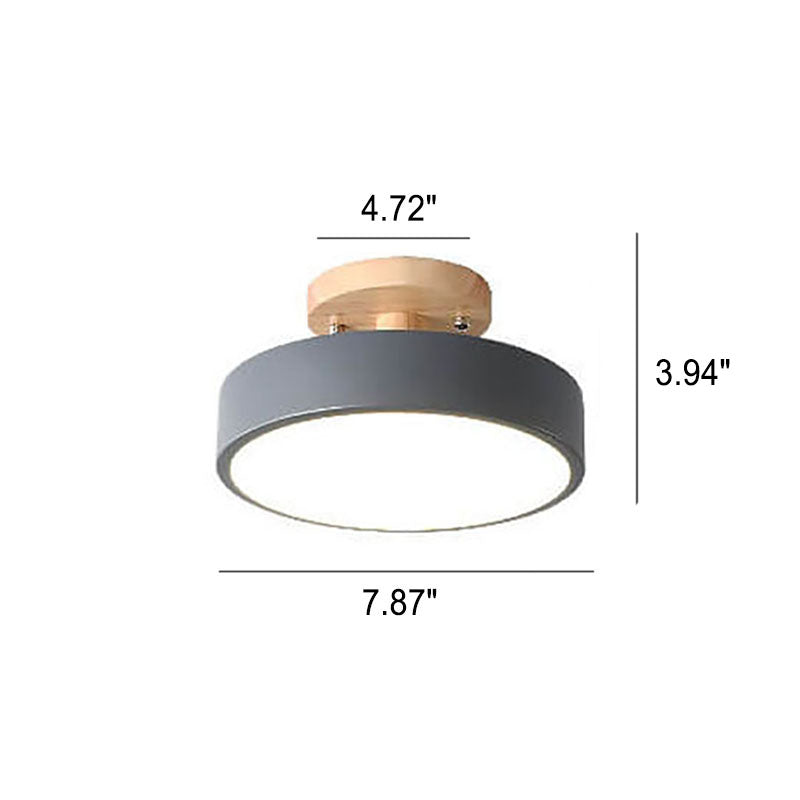 Elegante Scandinavische LED-plafondlamp