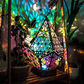 Boho sterprojector vloerlamp